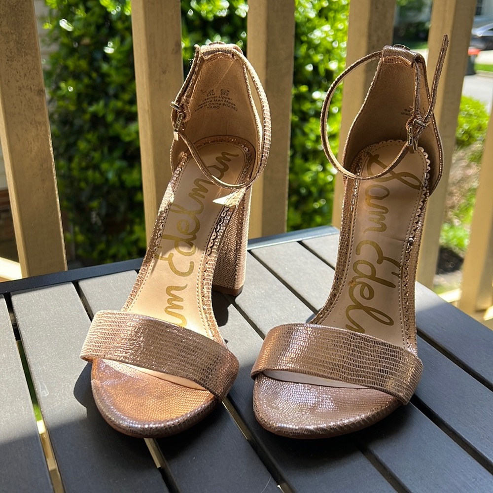 Sam Edelman Rose Gold Heels